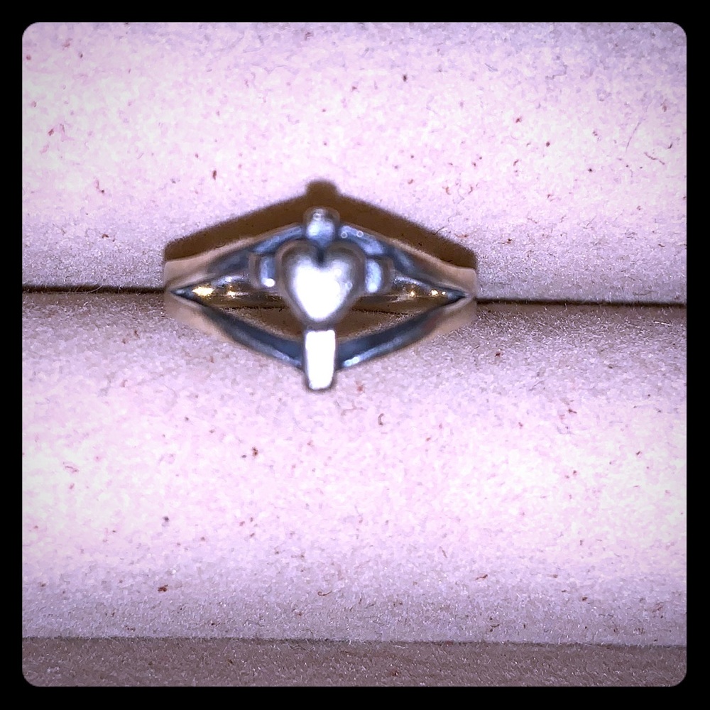 James Avery Cross Heart Ring